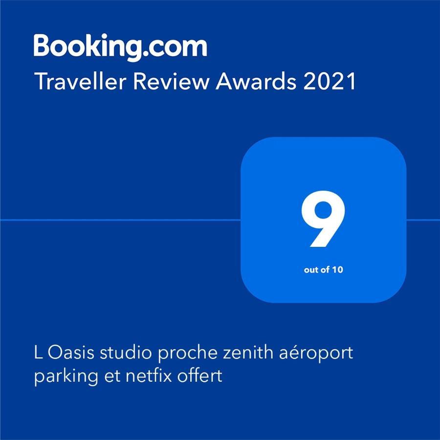L Oasis studio proche hôpital et aéroport Piscine Parking &Netflix Toulouse Extérieur photo
